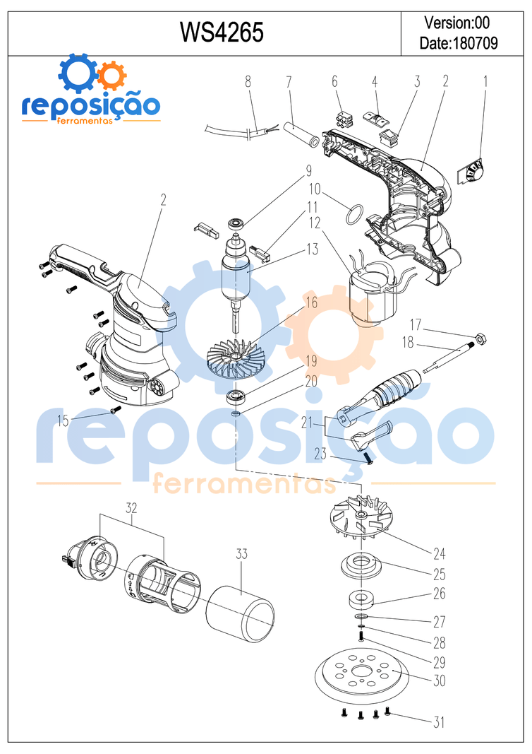 Vista Explodida Ws4265 V1