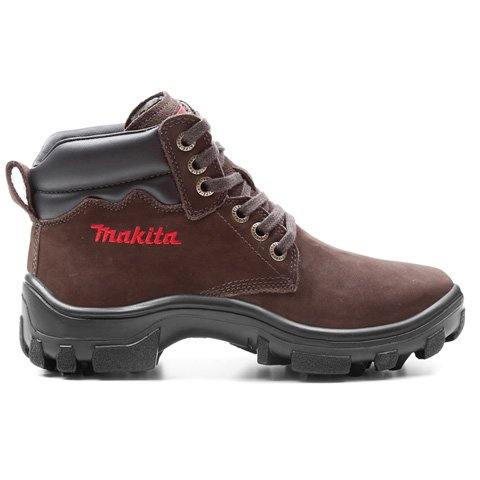 Bota Marrom Nobuck Botina 40 Makita - Bm-Mr40