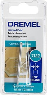 Ponta Montada Diamantada 3/32" 2,4Mm Dremel - 7122 - 26157122Ac