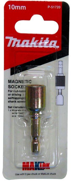 Bit Magnetico Soquete Canhao Makita 10Mm 14872 - P-51720