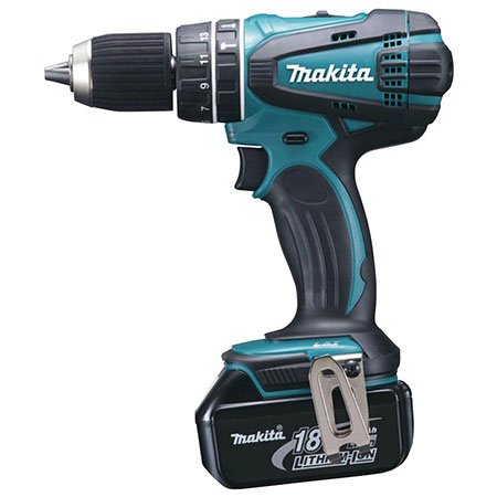 Parafusadeira Furadeira A Bateria 18V - Kit 3 Baterias E Carregador - Dhp456Rfe3-220V - Makita