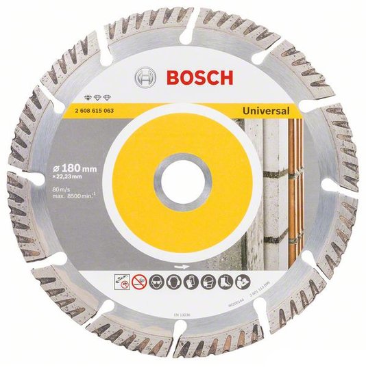 Disc Dia Standard for Uni. 180x22,23mm - BOSCH - 2608615063