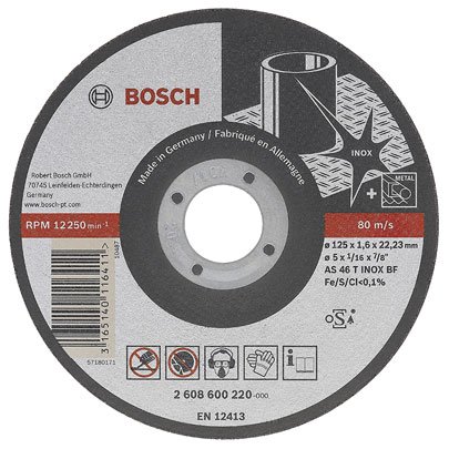 Disco De Corte Para Inox 115X1X22,2300 2608602220 - Bosch