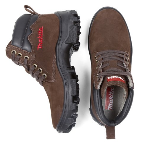 Bota Marrom Nobuck Botina 40 Makita - Bm-Mr40