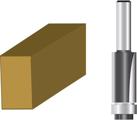 Fresa Dupla Para Laminar Diametro 3/8" Haste 1/4" Makita - D-49264