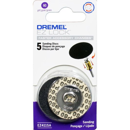 Disco De Lixa 31,8Mm Grão Grosso C/Troca Rápida Dremel - Ez411Sa - 2615E411Ad