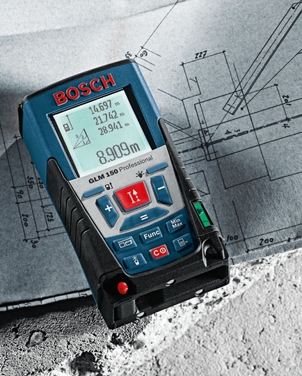 Medidor De Distancia A Laser Bosch Glm150 - 0601072000