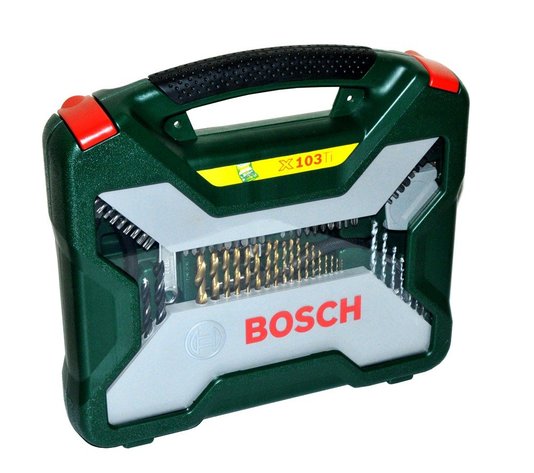 Jogo De Brocas 103 Pecas Titanium Bosch X103Ti - 2607019331