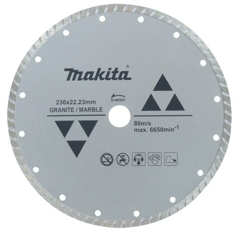 Disco Para Esmerilhadeira Turbo 230X22.23Mm Makita - D-44323