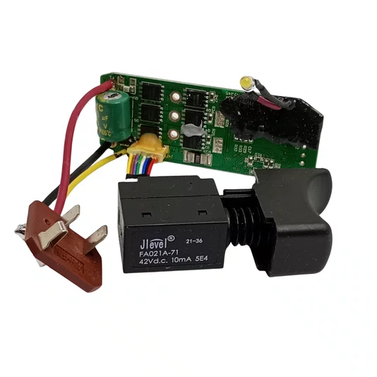 60066256 Kress - Conjunto De Interruptor E Placa Pcb Para Furadeira/Parafusadeira De Impacto Kuc11