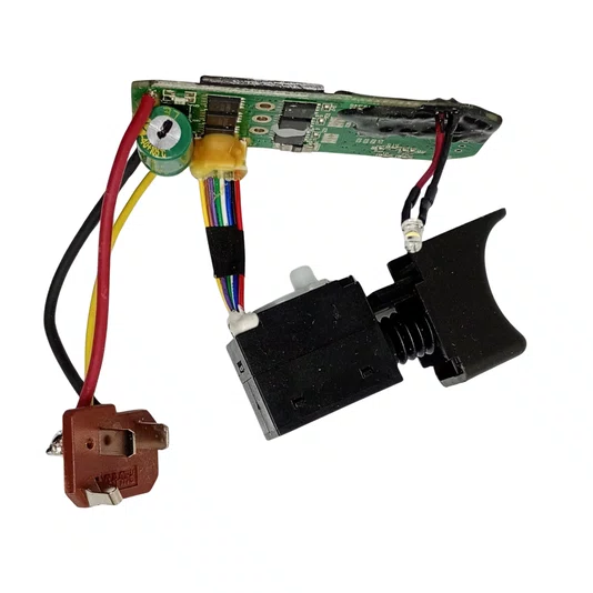 60066256 Kress - Conjunto De Interruptor E Placa Pcb Para Furadeira/Parafusadeira De Impacto Kuc11