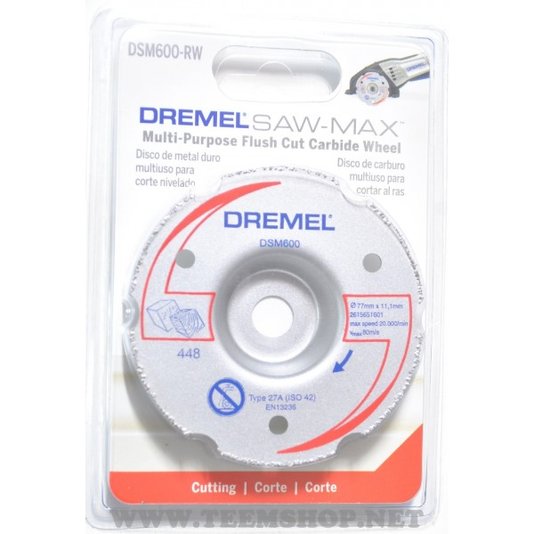 Disco De Metal Corte Nivelado Dremel Dsm600-Rw - 2615S600Na