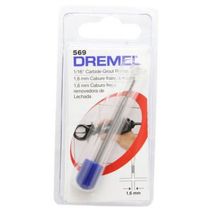 Broca Para Remoção De Rejuntes 1,6Mm 1/16" Dremel - 569 - 26150569Aa