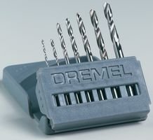 Jogo De Brocas De Aço Rapido C/ 7 Peças Para Micro Retifica 628 Dremel - 26150628Aa