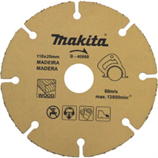 Disco De Serra Marmore 110Mm X 20Mm Makita - B-40668