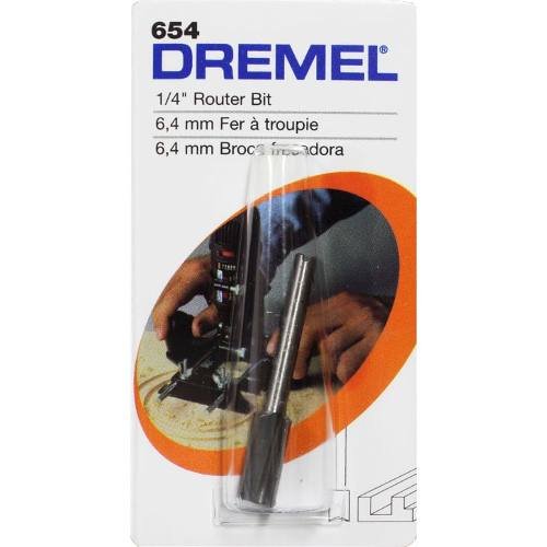 Fresa Cilindrica 6,4 Mm 1/4" 654 Dremel - 2615000654