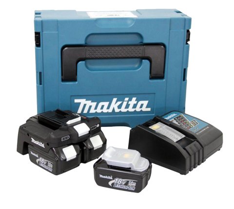 Kit Com: 3 Baterias Bl1830/ Bcv02/ Dc18Rc 220 V Makita - 196710-6
