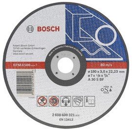 Disco De Corte Gr 30 180X3 Mm - 22,23Mm Bosch - 2608600321
