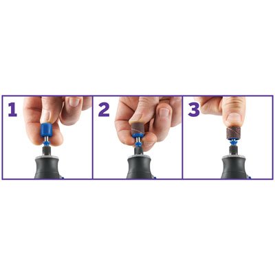 Mandril Troca Rápida Para Tubo De Lixa 13Mm Dremel - Ez407Sa - 2615E407Ab