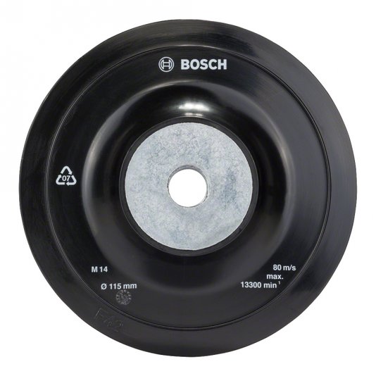Disco Suporte De Lixa 4.1/2" Com Porca Bosch - 2608601005
