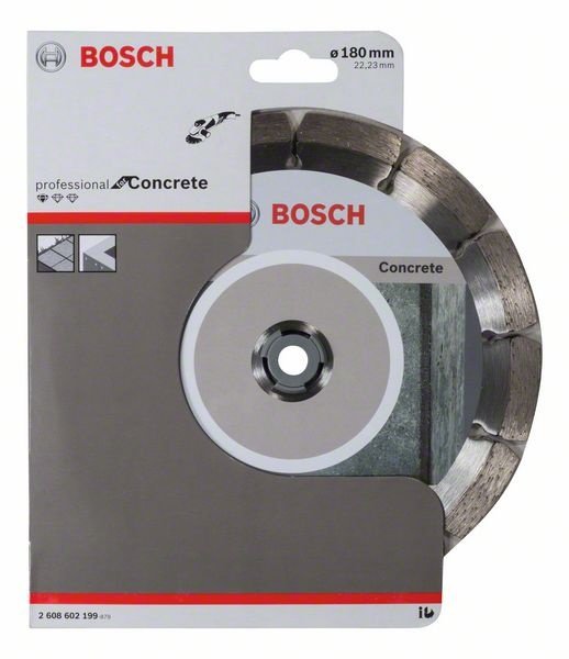 Disco Diamantado Prof Concreto 180X22,23Mm Bosch - 2608602199