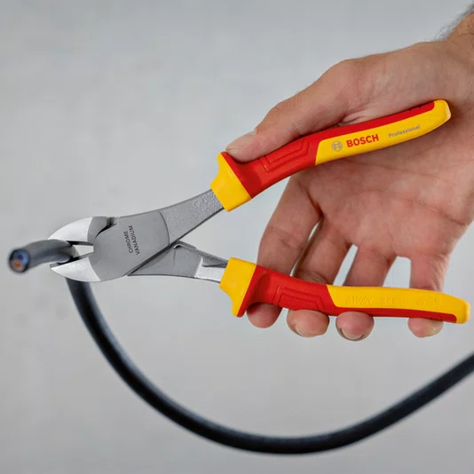 Alicate De Corte Lateral 200Mm De Alta Alavancagem Vde Pro Bosch - 1600A02Ne2