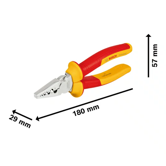 Alicate De Crimpar 180Mm Vde Bosch - 1600A02Ne6