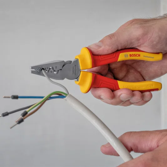Alicate De Crimpar 180Mm Vde Bosch - 1600A02Ne6