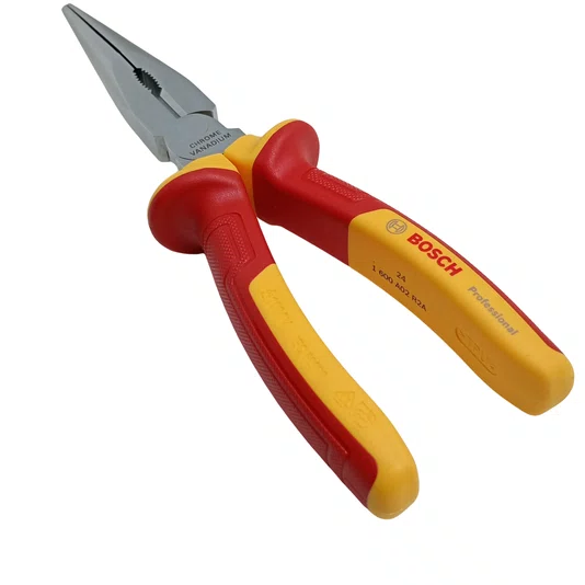Alicate De Pontas Longas Retas 200Mm Vde Pro Bosch - 1600A02Ne3