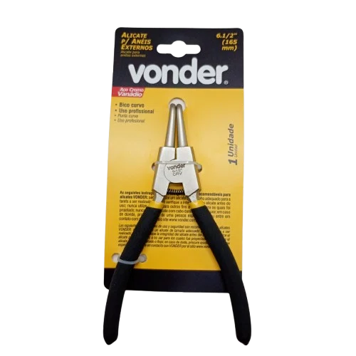 Alicate Para Anéis Externos Curvos 165Mm Vonder - 3662165000 Alicate Para Anéis Externos Curvos 165Mm Vonder - 3662165000