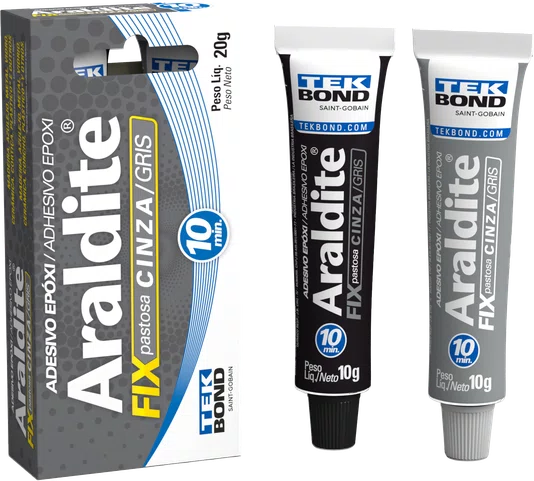 Araldite Pastoso Cinza 20G10Min Tek Bond - 1655296401