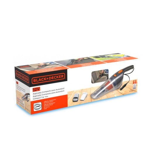 Aspirador P/Automoveis 2V C/2 Acessorios - Bdcv370-La - Black&Decker