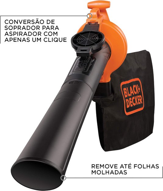 Aspirador/Soprador Eletrico 2500W 220V Bv25-B2 - Black&Decker