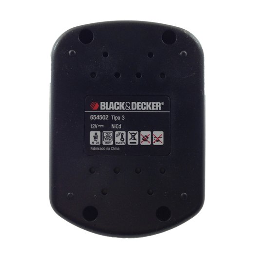 Bateria 12V Parafusadeira/Furadeira 3/8" - 5140112-08 - Black&Decker