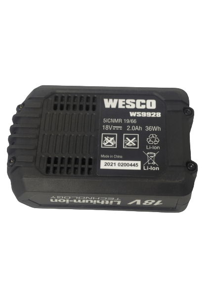 Bateria 18V 2,0Ah 50045734 - Wesco