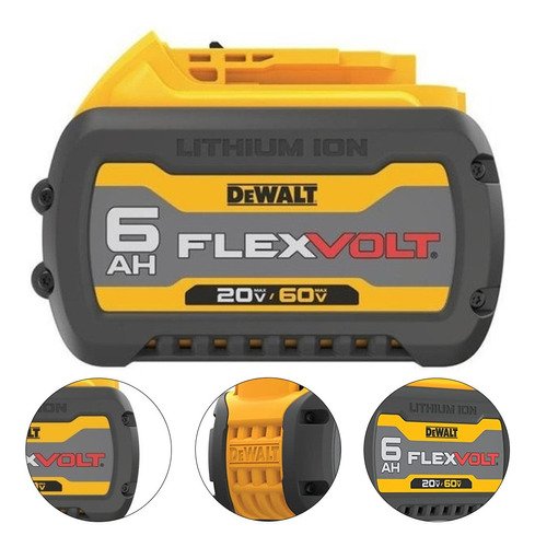 Bateria 6Ah 20-60V Max* Li-Ion Flexvolt Dewalt - Dcb606-B3