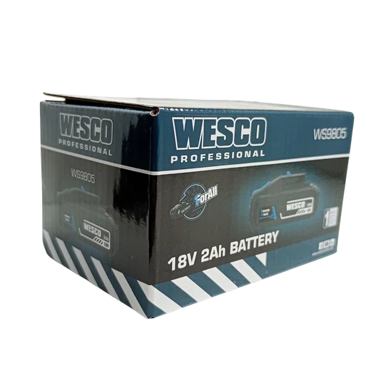Bateria De Lítio 18V 2.0Ah Wesco - Ws9805