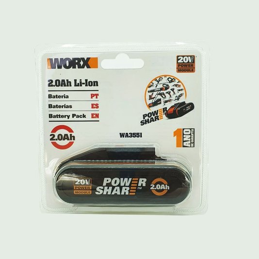 Bateria De Litio 20V 2,0Ah Wa3551 - Worx