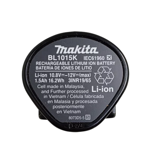 Bateria Li-Ion 12V 1.5Ah Bl1015K Makita - 1915F9-6