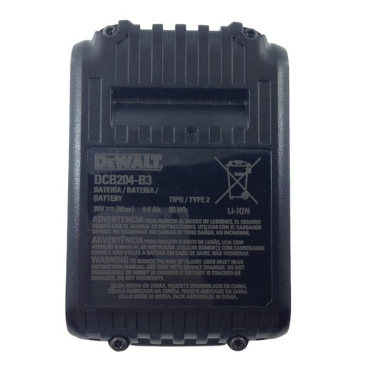Bateria 4Ah 20V Max* Li-Ion Xr Dewalt - Dcb204-B3