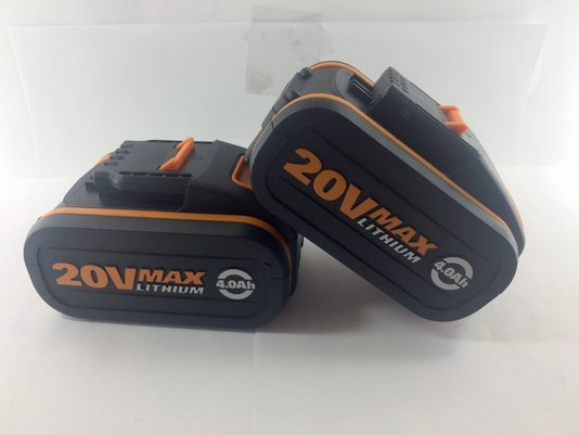 Bateria (par) de Íons de Lítio Worx 20V 4.0Ah - WA3553