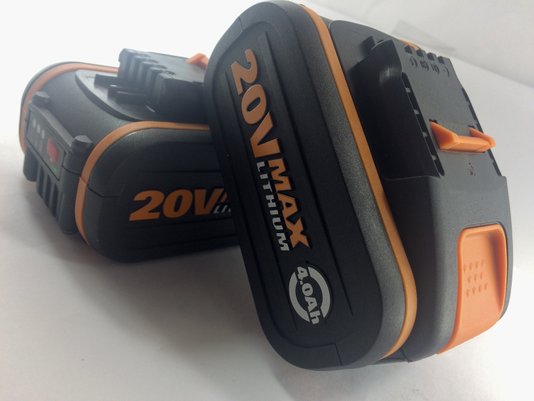 Bateria (par) de Íons de Lítio Worx 20V 4.0Ah - WA3553