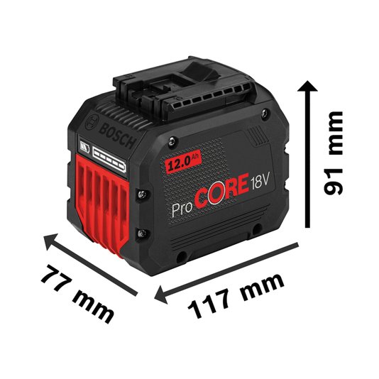 Bateria Profissional Procore 18V 12.0Ah Bosch - 1600A016Gu