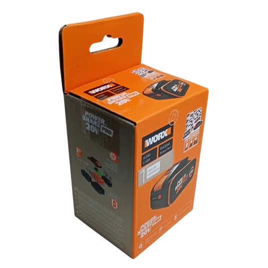 Bateria Recarregável De Ions 20V 4.0Ah Wa3644 - Worx