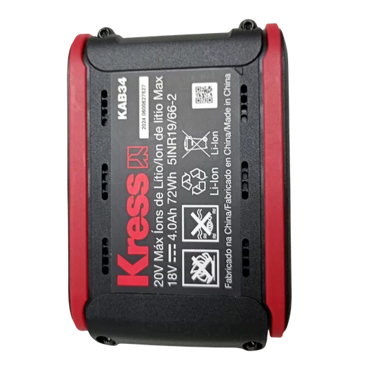 Bateria Recarregável De Íons Kress -  Kab34