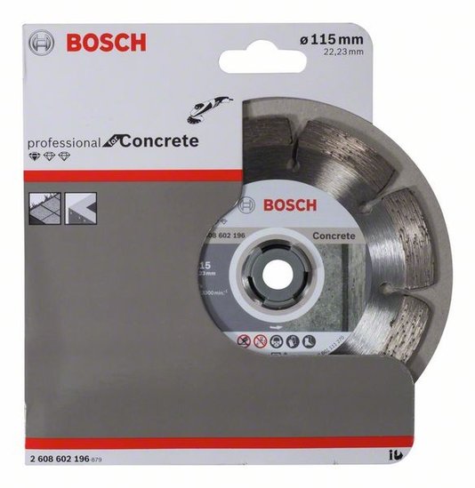 Disco De Corte Para Concreto 115X22,23Mm Bosch - 2608602196