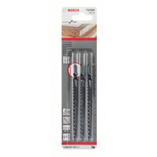 Lâmina De Serra Tico-Tico Para Madeira T234X Hcs Bosch - 2608667519