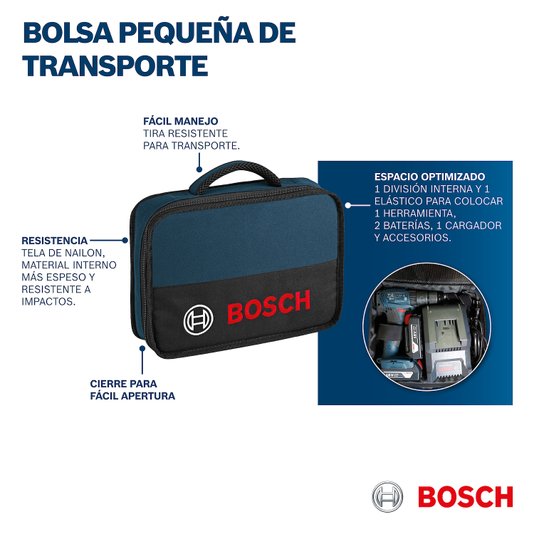 Bolsa Pequena Transporte De Ferramentas Bosch 1600A003Bg