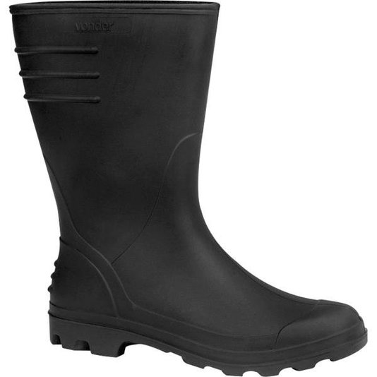 Bota Preta Pvc Cano Medio S/F 41 Vonder - 7058410000