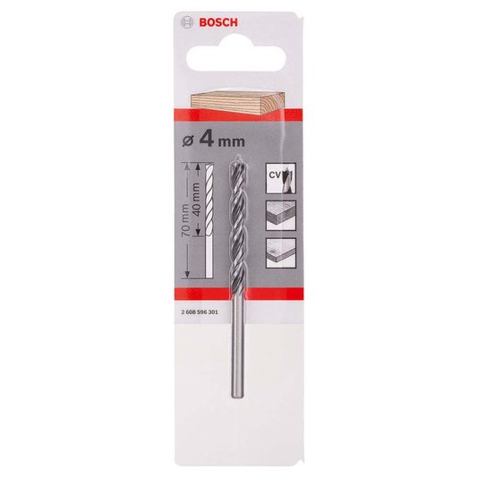 Broca 3 Pontas P/ Madeira 4Mm - 2608596301 - Bosch